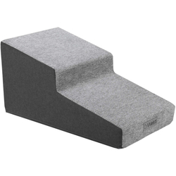 Schůdky pro psa Welsti 30 cm 2 šikmé stupně tmavě šedé